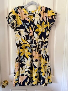 41 hawthorn milania short sleeve dress 41 Hawthorn | Dresses | 4 Hawthorn Milania Short Sleeve Floral Black Dress  Xl
